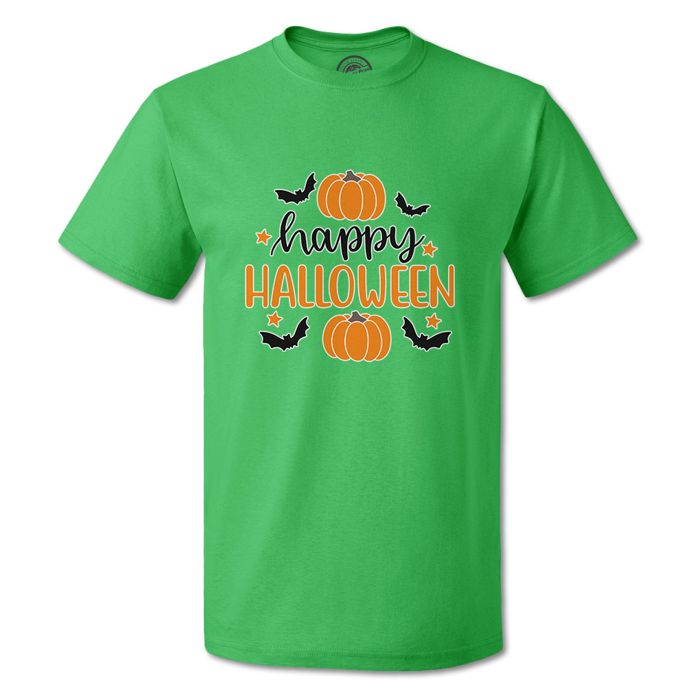 Funny Graphic T Shirts Halloween Happy Halloween Pumpkin Cotton Nightmare Top - Picture 19 of 24