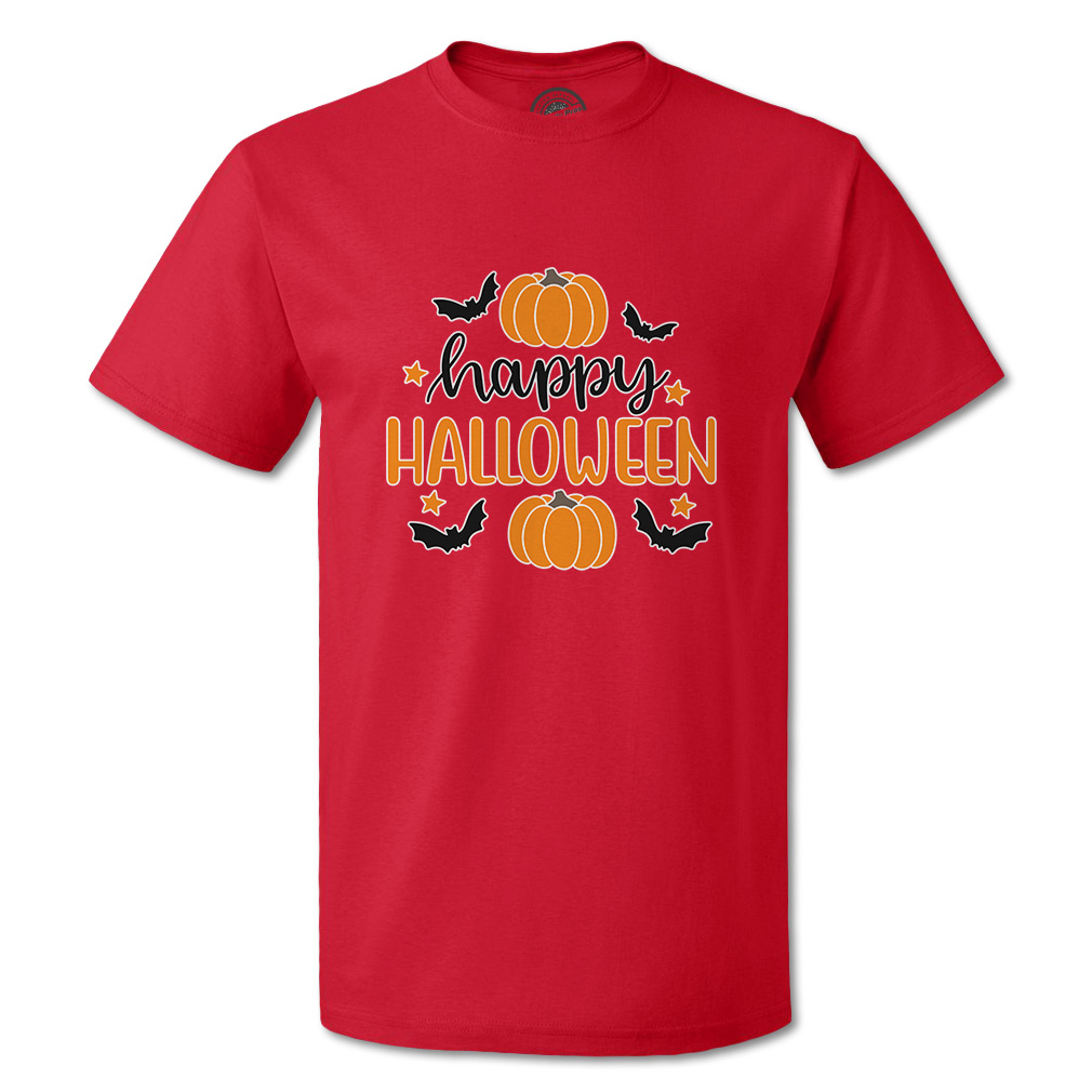 Funny Graphic T Shirts Halloween Happy Halloween Pumpkin Cotton Nightmare Top - Picture 9 of 24
