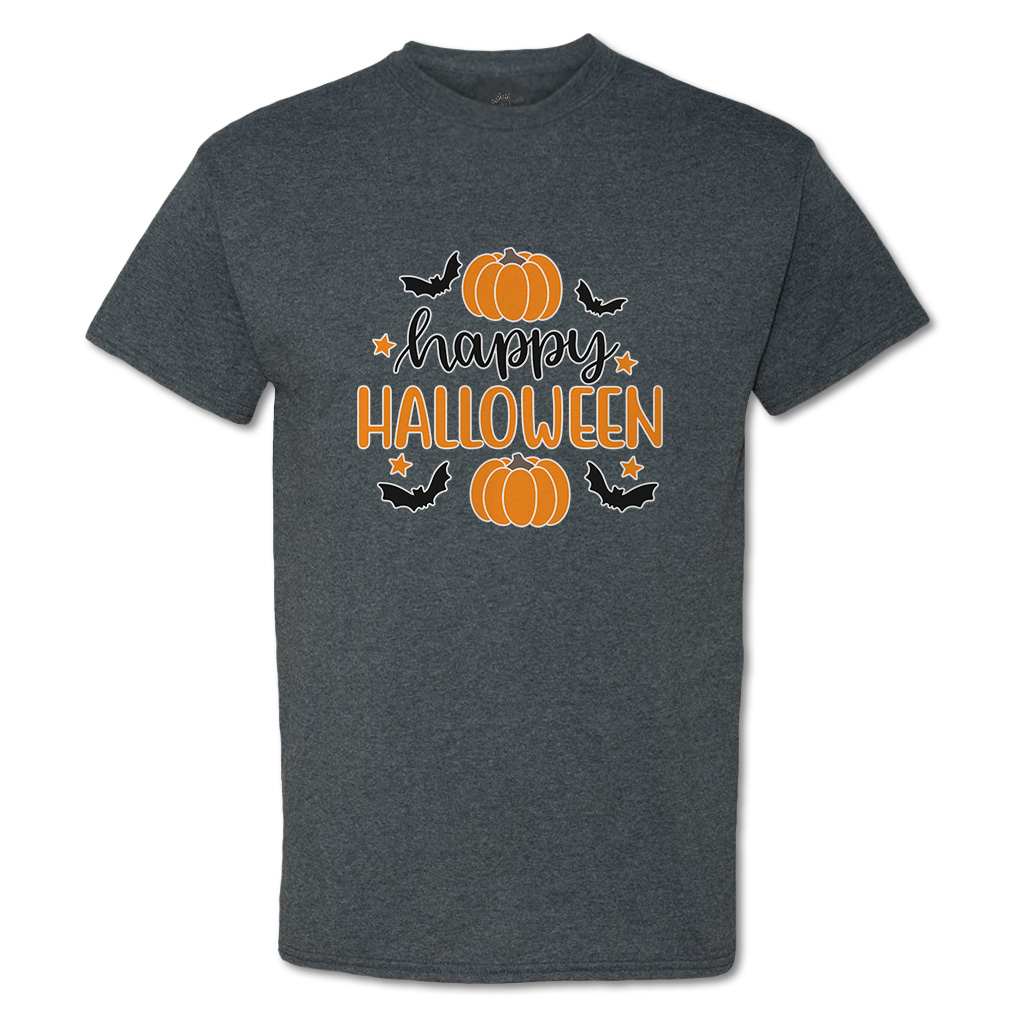 Funny Graphic T Shirts Halloween Happy Halloween Pumpkin Cotton Nightmare Top - Picture 15 of 24