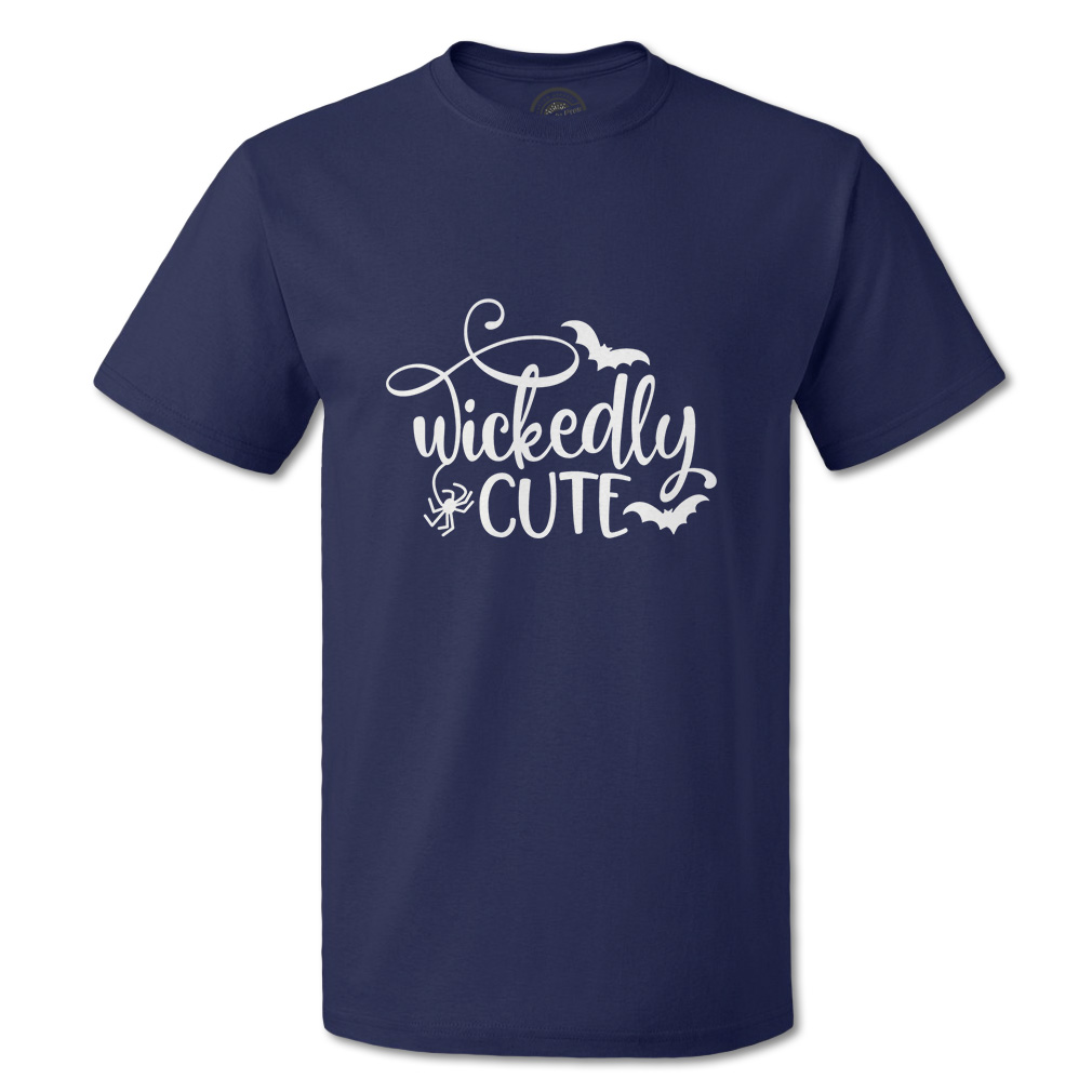 Funny Graphic T Shirts Halloween Wickedly Cute Cotton Bats Top Frankenstein - Picture 21 of 24