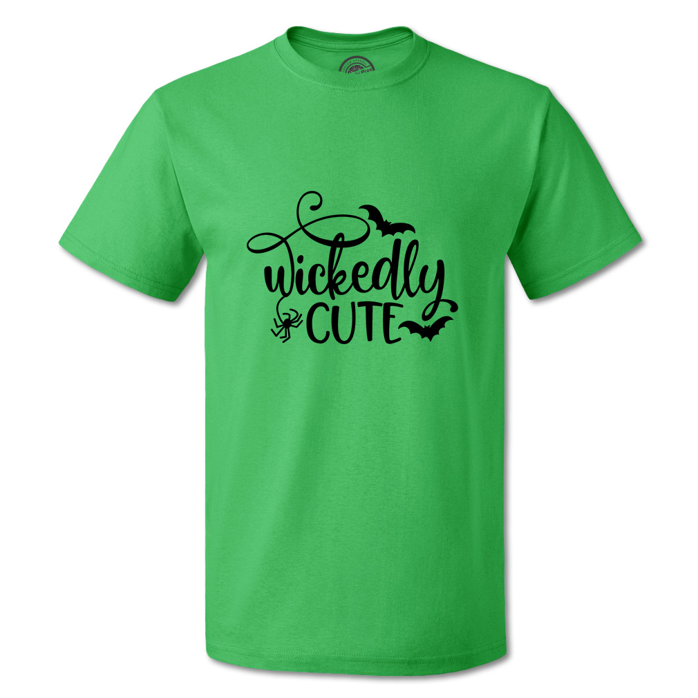 Funny Graphic T Shirts Halloween Wickedly Cute Cotton Bats Top Frankenstein - Picture 19 of 24