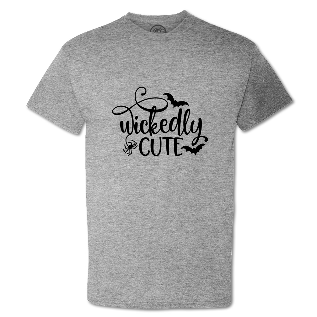 Funny Graphic T Shirts Halloween Wickedly Cute Cotton Bats Top Frankenstein - Picture 7 of 24