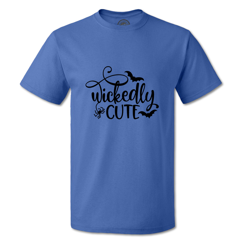 Funny Graphic T Shirts Halloween Wickedly Cute Cotton Bats Top Frankenstein - Picture 11 of 24