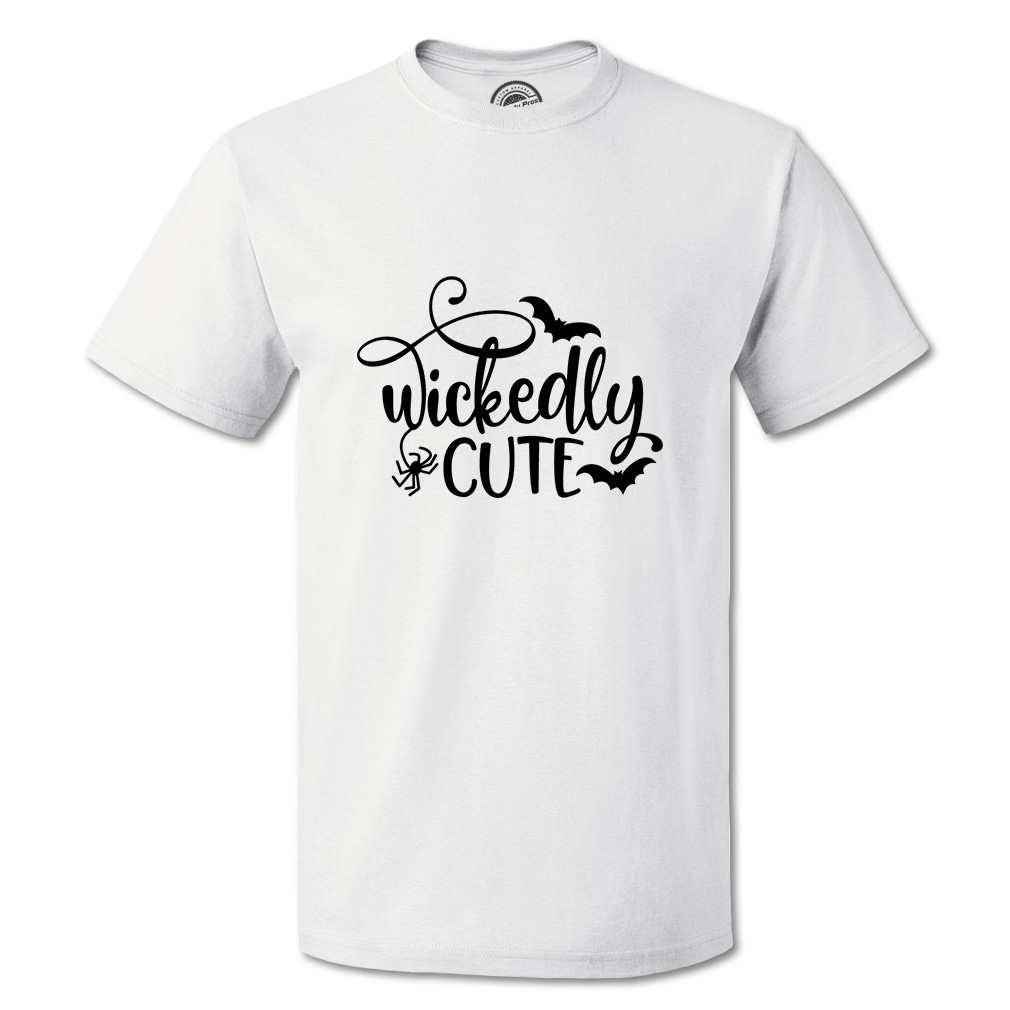 Funny Graphic T Shirts Halloween Wickedly Cute Cotton Bats Top Frankenstein - Picture 13 of 24