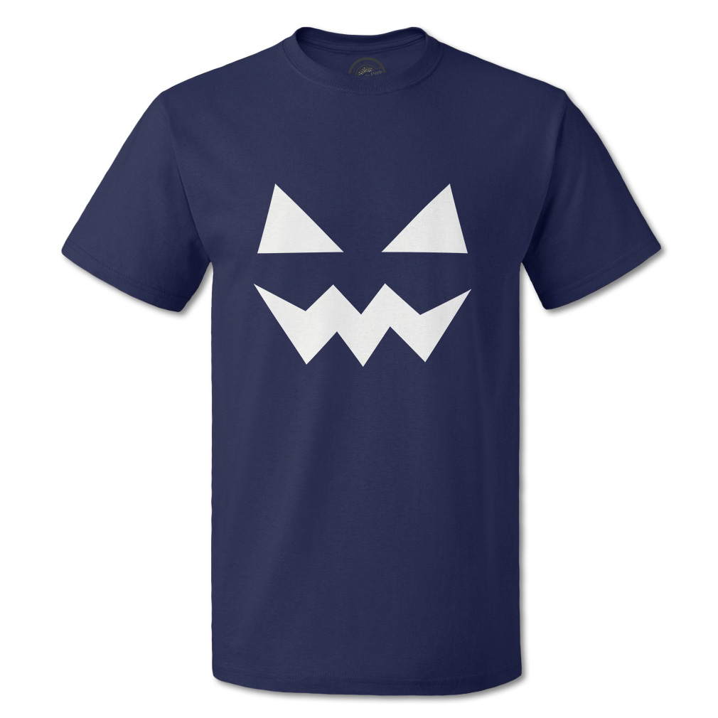 Funny Graphic T Shirts Halloween Evil Pumpkin Face Style A Cotton Bats Top - Picture 21 of 24
