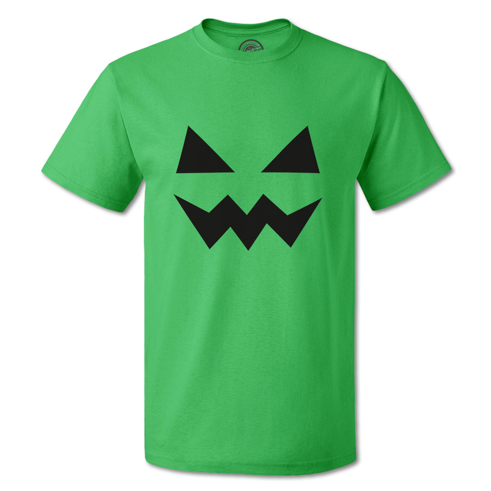 Funny Graphic T Shirts Halloween Evil Pumpkin Face Style A Cotton Bats Top - Picture 19 of 24
