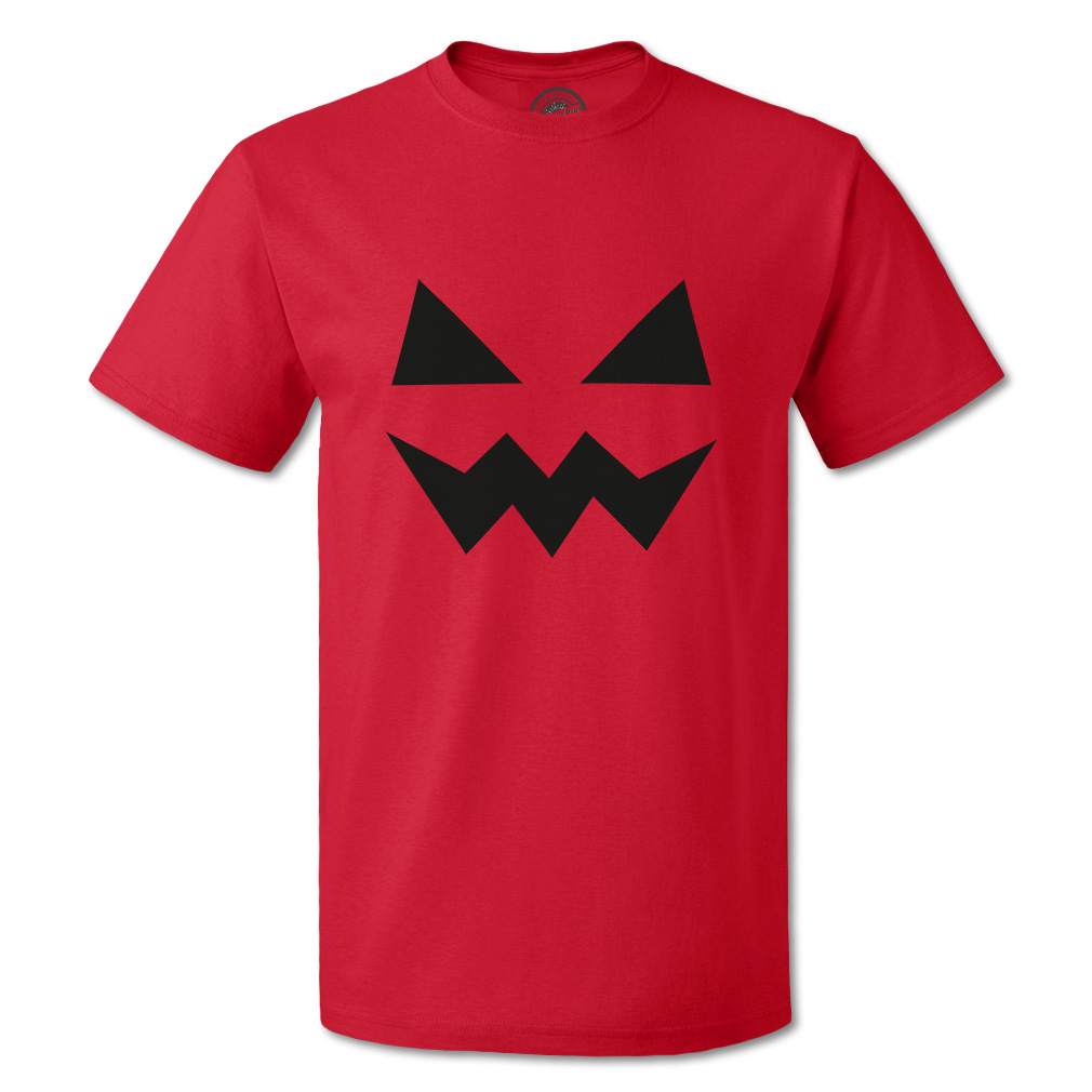 Funny Graphic T Shirts Halloween Evil Pumpkin Face Style A Cotton Bats Top - Picture 9 of 24