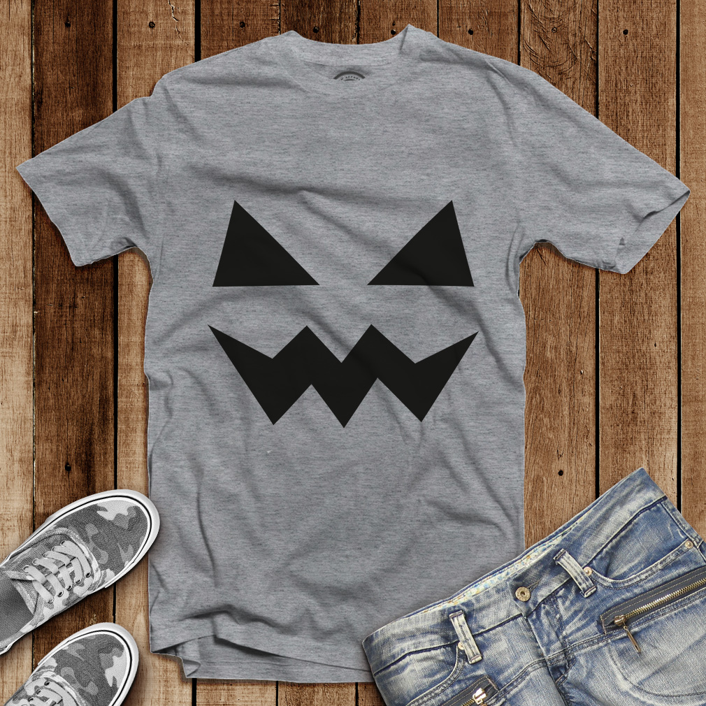 Funny Graphic T Shirts Halloween Evil Pumpkin Face Style A Cotton Bats Top - Picture 3 of 24