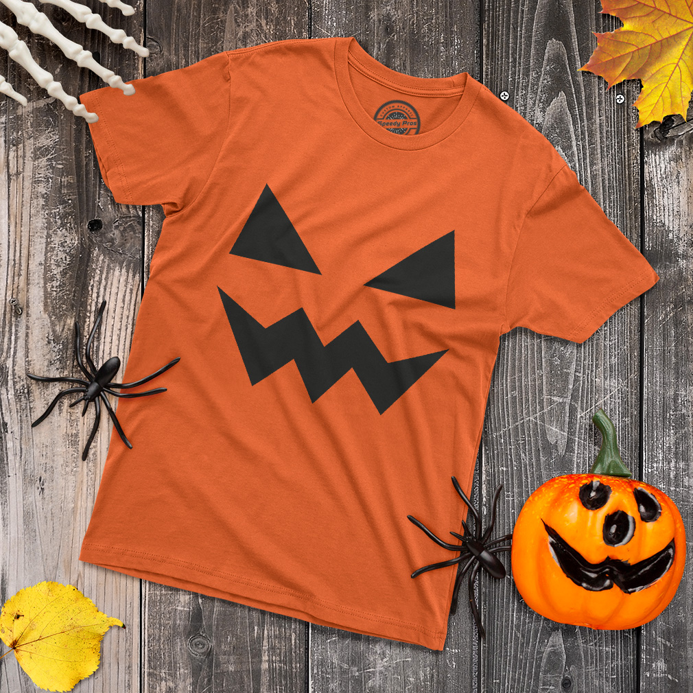Funny Graphic T Shirts Halloween Evil Pumpkin Face Style A Cotton Bats Top - Picture 4 of 24