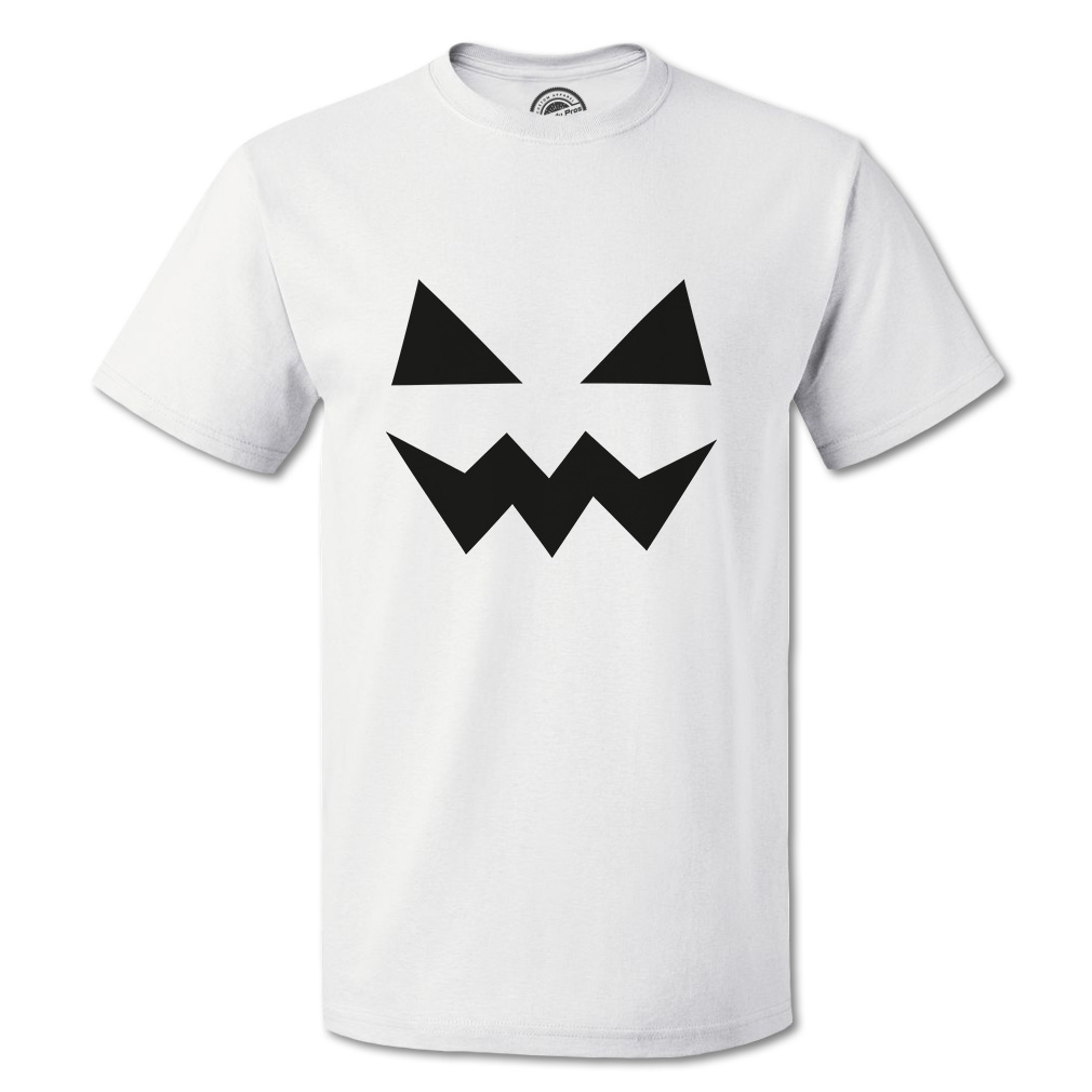 Funny Graphic T Shirts Halloween Evil Pumpkin Face Style A Cotton Bats Top - Picture 13 of 24