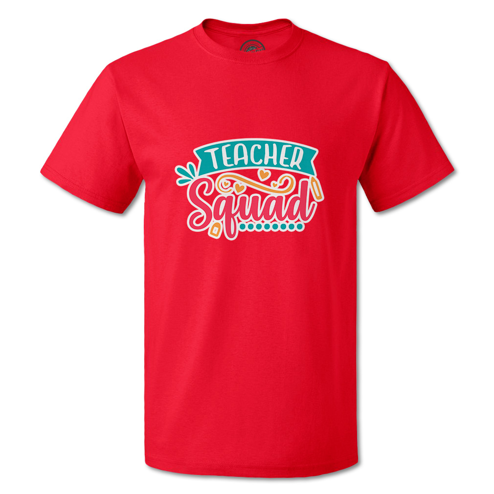 Funny Graphic T Shirts School Teacher Squad Cotton Back to School Top School - Picture 9 of 14
