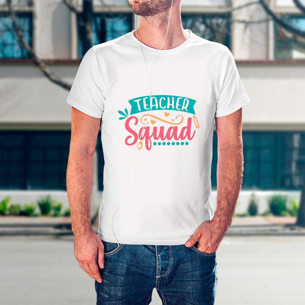 Funny Graphic T Shirts School Teacher Squad Cotton Back to School Top School - Picture 4 of 14